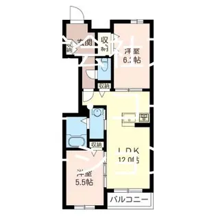 グランドール【2階】の間取り