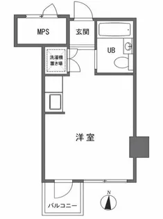 ドミール池袋【12階】の間取り