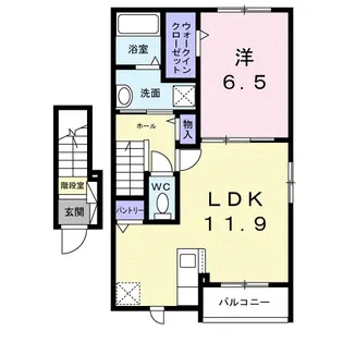 レコルテ戸塚【2階】の間取り
