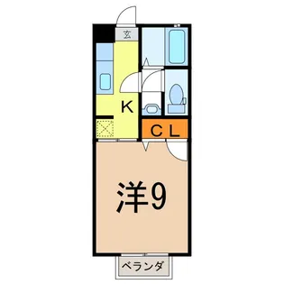 メゾンシューペルブII【1階】の間取り