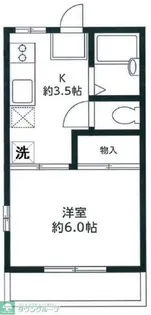 丸山ハイツ【1階】の間取り