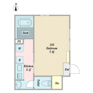 TRIO【1階】の間取り
