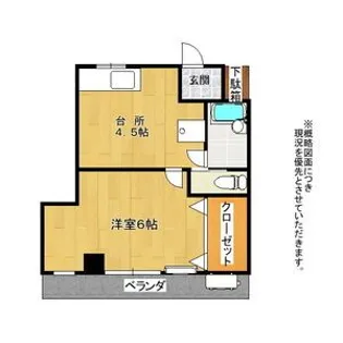 松沢第2ビル【3階】の間取り
