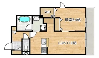 仮称)市ノ坪ヘーベルメゾン【3階】の間取り