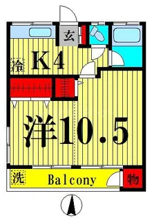 第二諏訪木荘【1階】の間取り