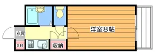 泉町ロイヤルハイツC棟【2階】の間取り