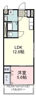 メゾン・ドゥ・クレール【4階】の間取り
