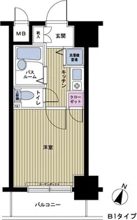 フェニックス笹塚壱番館【4階】の間取り