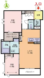 Grand Peach【1階】の間取り