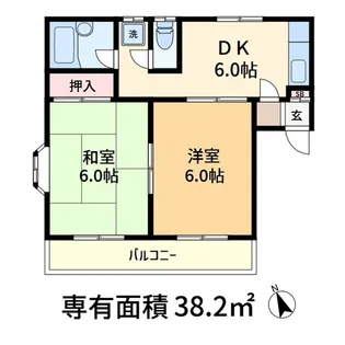 プチシャトー【3階】の間取り