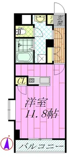メゾンセイゲンIII【4階】の間取り