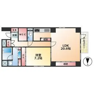 VIVACE【7階】の間取り