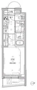 クレイシア祐天寺【2階】の間取り