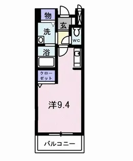パークサイド・エイト【2階】の間取り