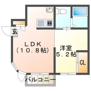 ルミエール【1階】の間取り