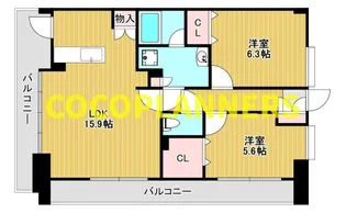コンフォート・エム【4階】の間取り