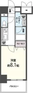 Centre Riziere-サントルリジェール-【3階】の間取り