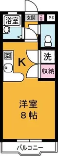 第3ルーブルマンション【1階】の間取り