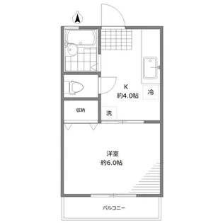 カーサ鈴木【2階】の間取り