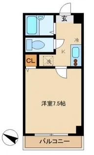 第28シンエイビル【5階】の間取り