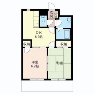 ドルフ桜丘【3階】の間取り