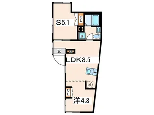 SERENO NORTH【1階】の間取り