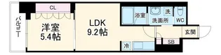 リーガル京都五条大宮【5階】の間取り