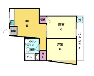 コーワマンション【3階】の間取り