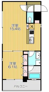 グランステージヒルズ旗の台【3階】の間取り