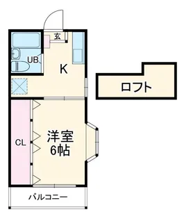 ハイライフ【1階】の間取り