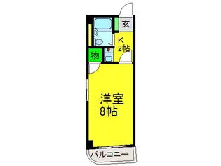サンライズSAKAI【2階】の間取り