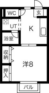 ルーブル大沼【2階】の間取り
