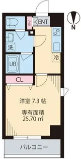 COURT TAKETOKUIII【1階】の間取り