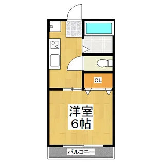 コンフォール瀬戸【1階】の間取り