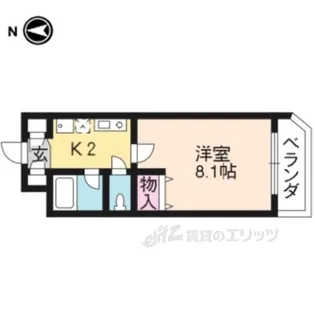 プレミール車道【4階】の間取り