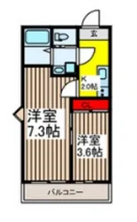 Trust戸田【3階】の間取り