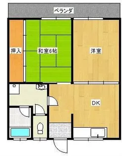 ヨシコーポ I【1階】の間取り