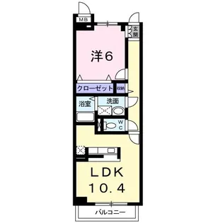 サンライズ ガーデン【2階】の間取り