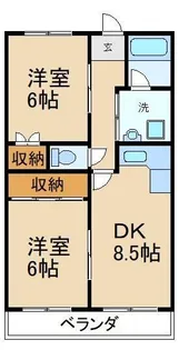 グランドヒル水橋【2階】の間取り