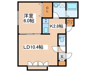 アビタ191【2階】の間取り