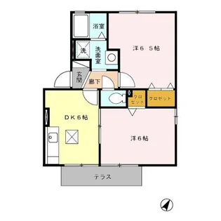 ソレイユ【1階】の間取り