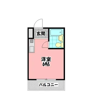 グリーンハイツ新森【4階】の間取り