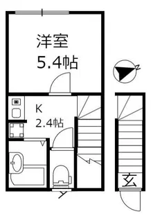 ステラ多摩川【2階】の間取り