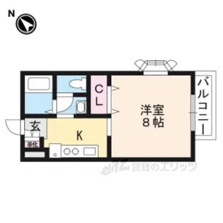 アリープガーデンC【2階】の間取り