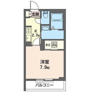 フラングレーズ【1階】の間取り
