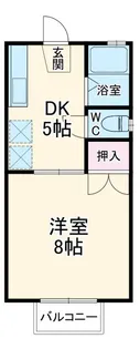 シャイン藤枝【1階】の間取り