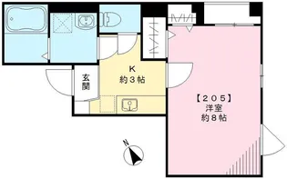 ドルチェの森【3階】の間取り