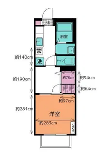 グランシードフジミ【2階】の間取り