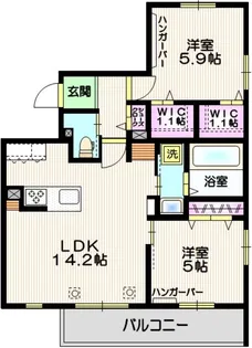 ペルフェホーネ【3階】の間取り