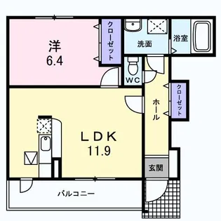 サニー KII【1階】の間取り